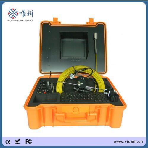 Self-Levelling Waterprof Sewer Pipe CCTV Video Inspection Camera V8-1288KC(30m cable)