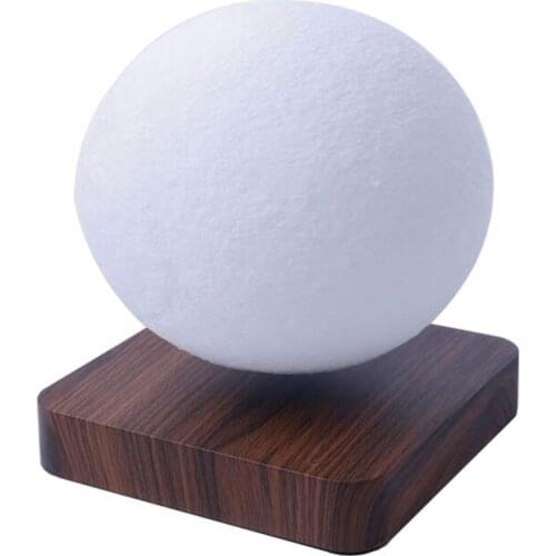 Most NEW design Creative 3D Magnetic Levitation Moon Lamp Night Light Rotating Led Moon Floating Lamp Home Decoration Holiday