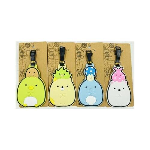 Sumikko gurashi Role Anime Travel Accessories Luggage Tag Suitcase ID Address Portable Tags Baggage Labels Gift New
