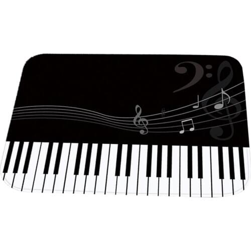 Absorbent Door Mat Non Slip Runner Rug Latex Backing Piano Key