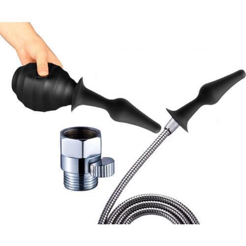 Wetips Silicone Bidet Portable Anus Cleaning Limpiador Anal Shower Clistere Anale Lewatywa Enema Shower Watering Bidet Douche