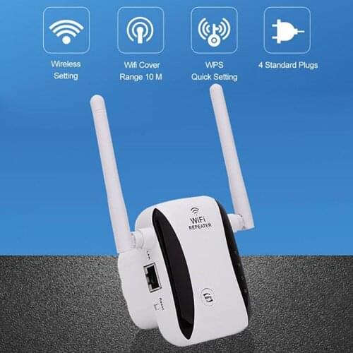 WiFi Repeater Wireless Wifi Extender 300Mbps Wi-Fi Amplifier 802.11N Long Range Wifi Signal Booster 2.4G Wifi Repiter