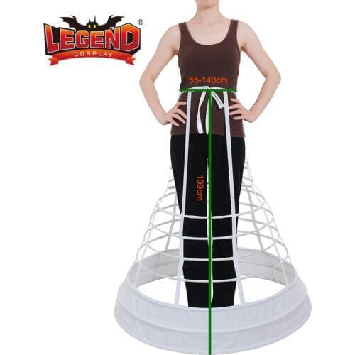 Bustle Cage Hoop Skirt Petticoat Pannier Crinoline Cage Hoop Skirt Petticoat Dress under skirt
