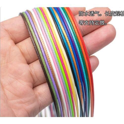 1.5mm diy wax rope wholesale Necklace rope crystal pendant leather rope jewelry hanging pendant Lobster Clasp wax rope