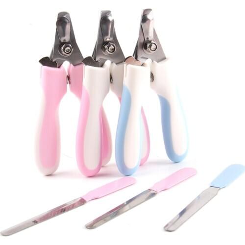 1 Set Pet Nail Claw Cutter Stainless Steel Grooming Scissors Cats Nails Clipper Trimmer Dog Nail Clippers Pet Claw Nail Supplies