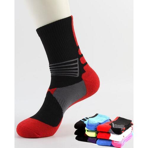 1 Pair Sports Socks Men Women High Quality Basketball Elite Socks Adult Sock Outdoor Climbing Running Athletic Comfortable Socks