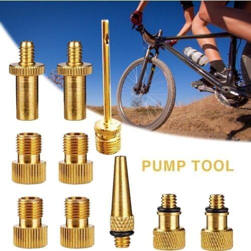 Bicycle Valve Adapter Set Leak-free DV AV SV Valve Bicycle Accessories Cycling Equipment Mountain Bike Valve For Riding Outdoor