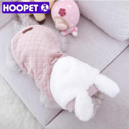 HOOPET Warm Cat Clothes Winter Pet Puppy Kitten Coat Jacket Hoodies For Small Medium Dogs Cats Chihuahua Clothing Costume