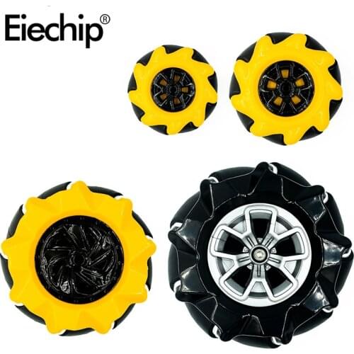 Mecanum Wheel High Hardness Plastic Omni wheel 48mm 60mm 80mm 97mm,for Arduino DIY Robot Car Chassis Toy Parts