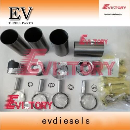 Engine repair kit For Isuzu 4LE2 piston+piston ring+cylinder liner+full gasket kit+crankshaft bearing+con rod bearing+valve kit