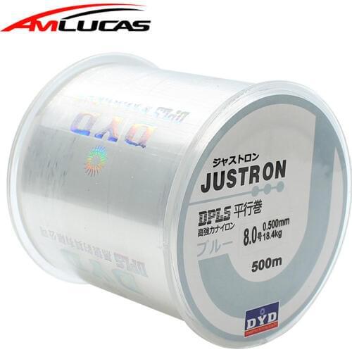 Hot Nylon Fishing Line 500m Extreme Strong Monofilament Fishing Line 4LB-40LB Material Monofilament Linha Carp fishing WE1156