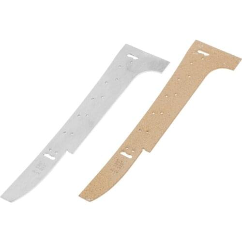 Alloy Notched Fretboards Ruler for Acoustic Guitar Bass Musical Instrument
