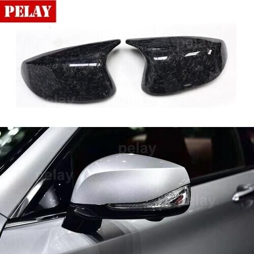 M Look for Infiniti Q50 Q50L Q60 Q70 QX30 QX50 2014-2020 Carbon Fiber Mirror Covers Rear View Look OEM Fitment Replacement Style