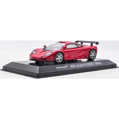 1/43 Diecast Simulation Red Alloy Vehicle Metal F1 GTR Car Model Adult Children Boys Toys Display Souvenirs Gifts Collection