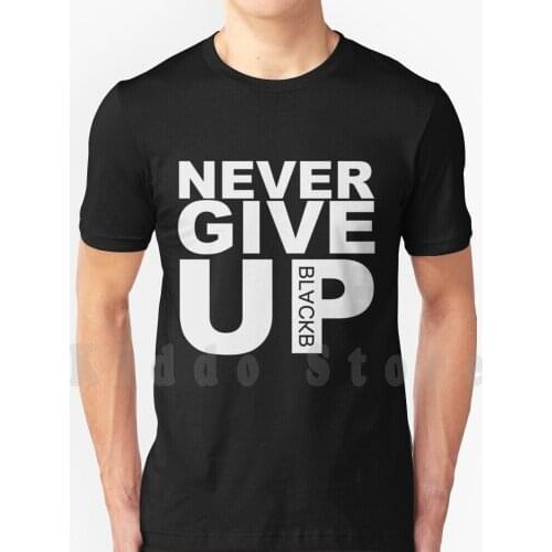 Never Give Up! Salah T Shirt Cotton Men DIY Print Cool Tee Nev Er Give Up You Never Walk Alone League Football Quote Salah