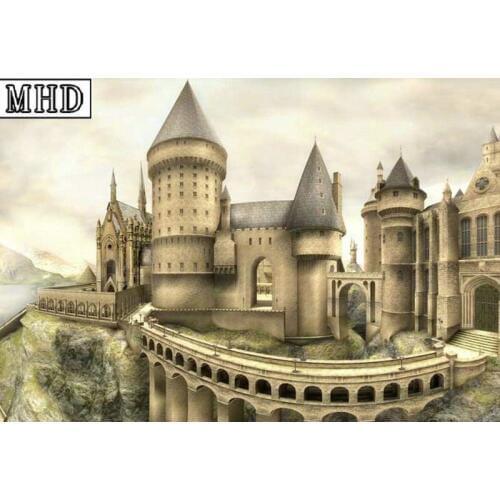 New Arrival Diamond Painting Castle Suite View Pattern Full Square DIY 3d Mosaic Rhinestone Sewing Artwork
