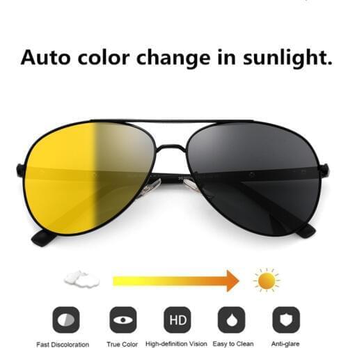 Men Night Vision Glasses Polarized Anti-Glare Lens Yellow Sunglasses Driving Night Vision Goggles For Car Vision Nocturna Women