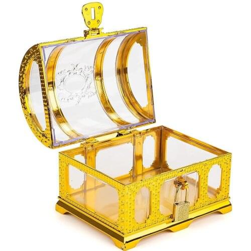 Pirate Treasure Chest for Kids Teachers Favorite Treasures Collection Storage Box Plastic Treasure Chest Toys for Classroom