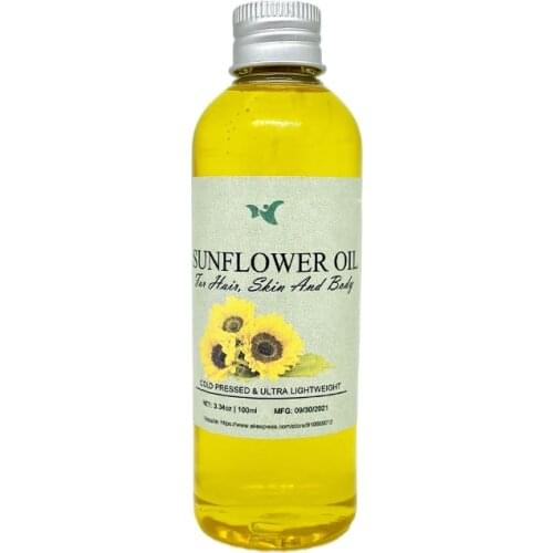 Sunflower Oil, Whole Body Massage, Whitening, Anti-aging, Soft Skin, Anti-aging，Pure natural，best price