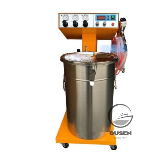 Eu Delivery Portable Powder Paint Experiment System Electrostatic Coating Machine Powder Coating Test Gun Bucket with Powder