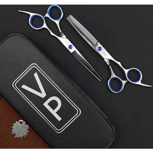 6'' Professional Haircut Hairdressing Scissors JP 440C Cutting Barber Thinning Scissors Hairdressers Scissors High-Quality Suit