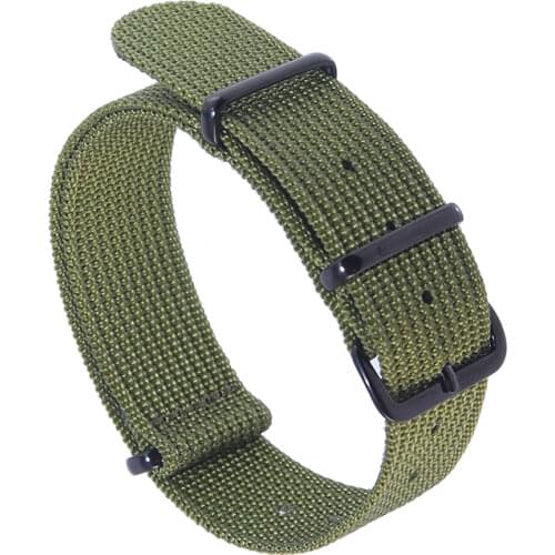 Brand nylon straps 20mm 22mm texture Nylon Watch Band NATO Strap Zulu strap watch strap ring buckle Nato Watchband
