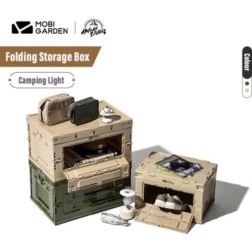 Outdoor Folding Box Picnic Camping Ultralight Food Luggage Hiking Tourism Sundry Bag Car Travel Supplie Backpacking Storage Box