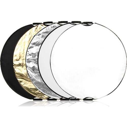 5 in 1 80cm Portable Lighting Reflector with Portable Storage Bag for Indoor and Outdoor Photography Accessories Reflector