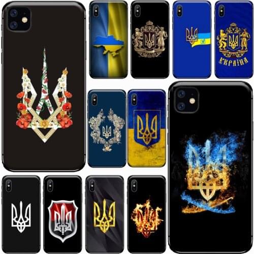 Ukraine Flag Phone Case for iPhone 11 12 pro XS MAX 8 7 6 6S Plus X 5S SE 2020 XR Soft silicone