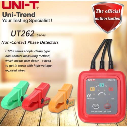 UNI-T UT262A UT262C non-contact phase detector, phase sequence phase recognition missing phase judgment
