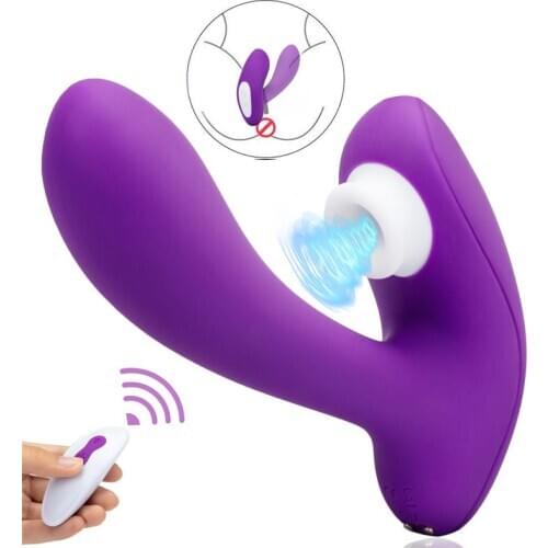 Clit Sucker Clitoris Stimulator Sucking Vibrator Remote Suction Vaginal Dildo Sucker G Spot Licking Toy Oral SexToys For Couples
