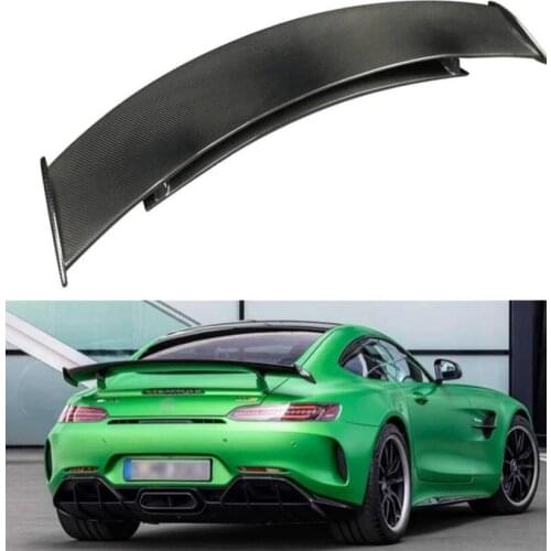 HIGH QUALITY REAL CARBON FIBER REAR WING TRUNK LIP SPOILER FOR Mercedes-Benz AMG GT GTC GTS GTR GTR PRO 2017 -2021 2 Door