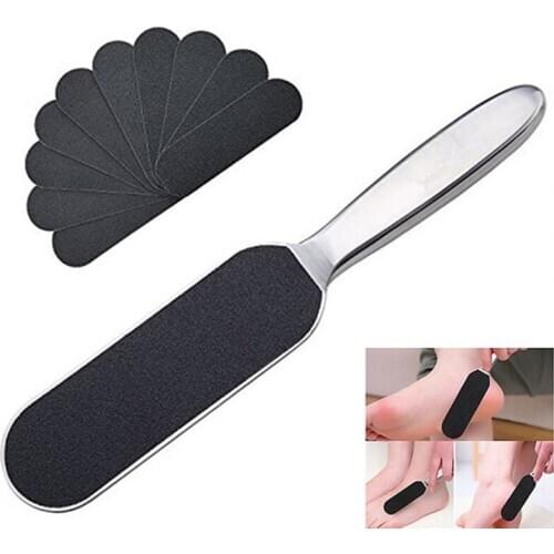 1pc Double Side Foot File Sanding Papers Rasping Callus Dead Skin Remover Pedicure Feet Care Tool