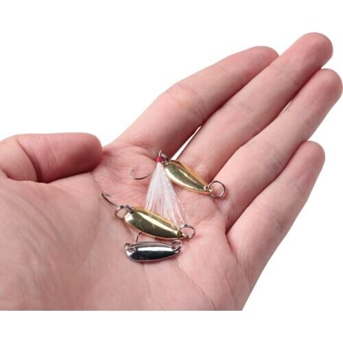 1Pcs Metal Sequins Bait Fishing Lure 3cm/1g 4cm/1.5g Single Hook Holographic Metal Spoon Lure Fishing Tackle Accessories