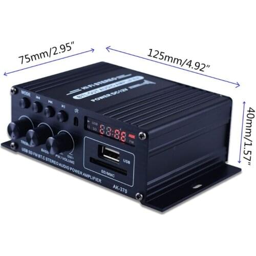 50LC Stereo Hifi Car Home Subwoofer Car Amplifier Amp Sound Speaker Bluetooth EDR Amplifiers