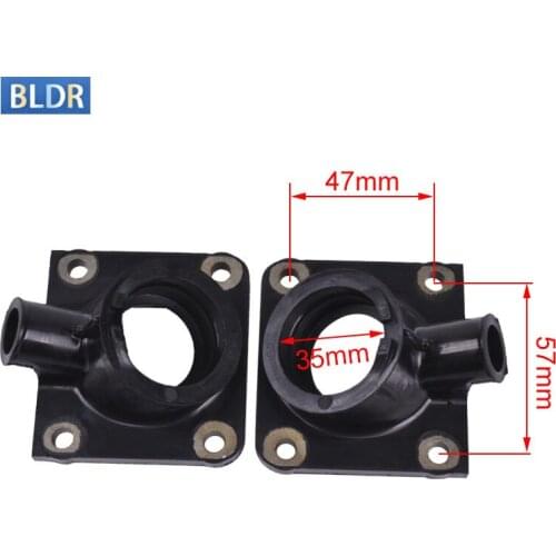 Carburetor Air Inlet Intake Manifold Pipe Interface Adapter Joint Glue For Yamaha RD350 YPVS YFZ350 Banshee RD RZ YFZ 350 RZ350