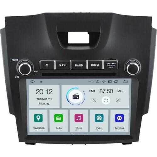 2 DIN 8 Inch Android 9.0 Car DVD Player GPS For Chevrolet Holden S10 TRAILBLAZER COLORADO ISUZU DMAX In-dash Car GPS Radio