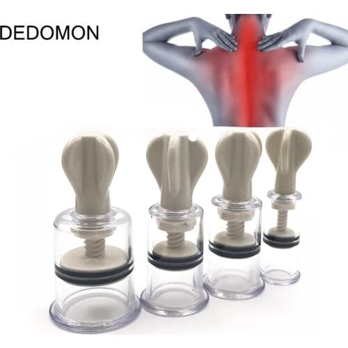 1 Pc Rotating Handle Vacuum Body Massage Cans Suction Enhancer Anti Cellulite Acupuncture Vacuum Cupping Cups Nipple Enlarger
