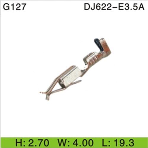 Free shipping 1000pcs For AMP TYCO 3.5mm wire terminal Automotive electrical female terminal G127