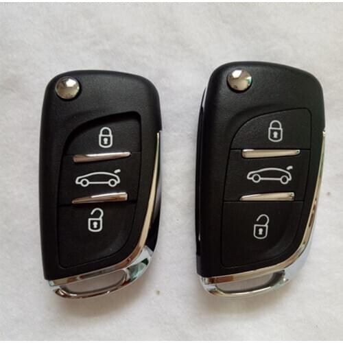 DAKATU 3 Buttons Remote Key Case shell For PEUGEOT 406 407 408 607 306 For CITROEN C4 C5 C6 C8 Replacement Car Flip key Cover