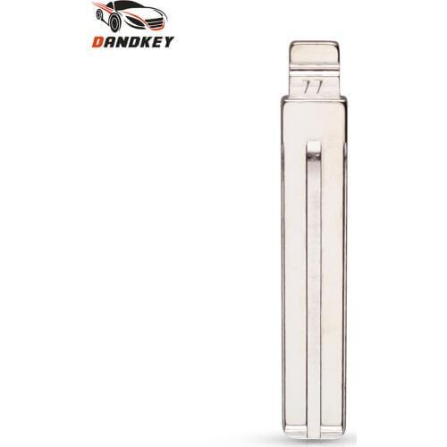Dandkey #77 Blade Car Remote Blank Flid Car Key Uncut TOY48 Blade For Kia 7T14 For Hyundai Verna IX35 For Toyota Crown For Lexus