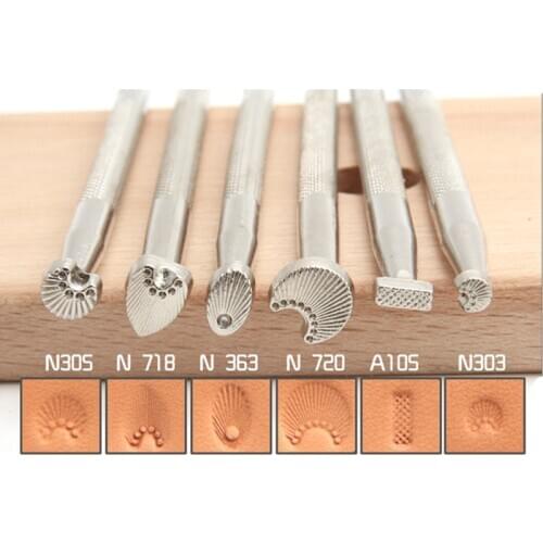 Leather stamps Tools Saddle Making stamping Set Special Shape Punch Set Carving Leather Working Craft Stamp Handmade Art Tools