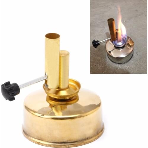 Brass Alcohol Lamp Blow Burner Torch Alcohol Blast Lab Equipment Heating 150ml