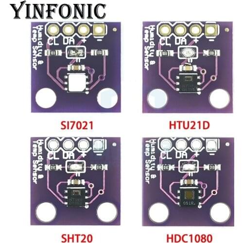 Si7021 SHT20 HTU21D Temperature and Humidity Sensor Module I2C Digital High-Precision