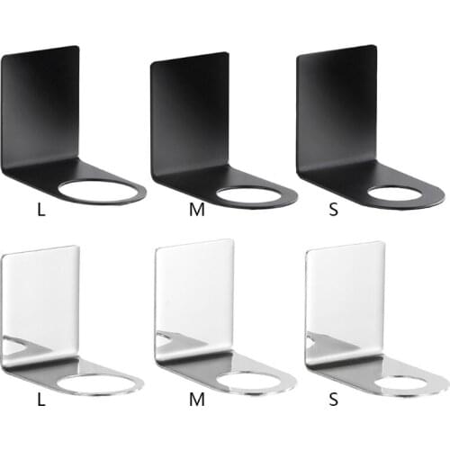 Stainless Steel Suction Cup Rack Shower Gel Shampoo Soap Liquid Wall Mount Hook HX6D