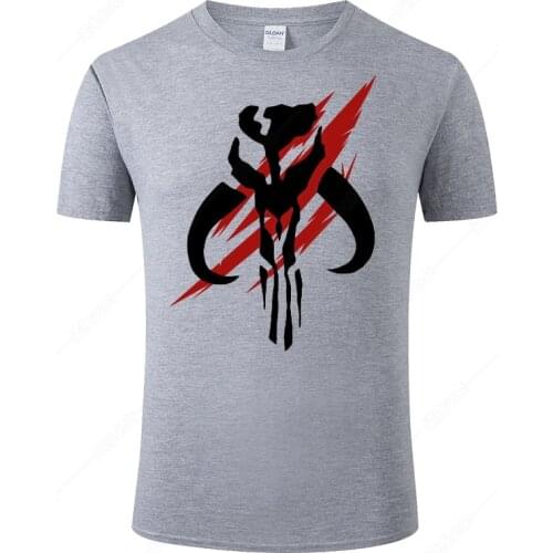 2021 New The Mandalorian T Shirt Men Women Summer Fashion Cool Casual Cotton Short Sleeve T-shirt Harajuku Tops Tee J26
