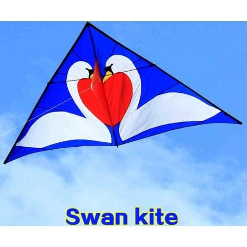 New arrival Swan love kite for audlts single line delta triangle kite outdoor fun toys gifts free shipping