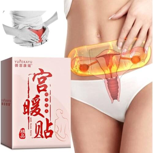 Wormwood Warm Palace Paste Menstrual pain relief Heatwraps Dysmenorrhea Sticker 100% Drug Free PMS Relief