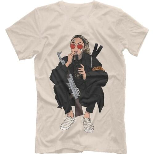 Popular Bad Girl Hipster Streetwear Mens T-Shirt. Summer Cotton Short Sleeve O-Neck Unisex T Shirt New S-3XL