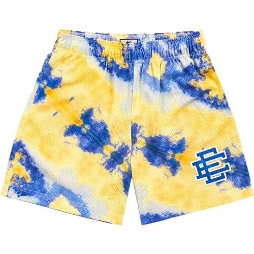 EE Summer shorts mens casual shorts fitness exercise beach shorts breathable mesh shorts jogger mens brand Large size shorts